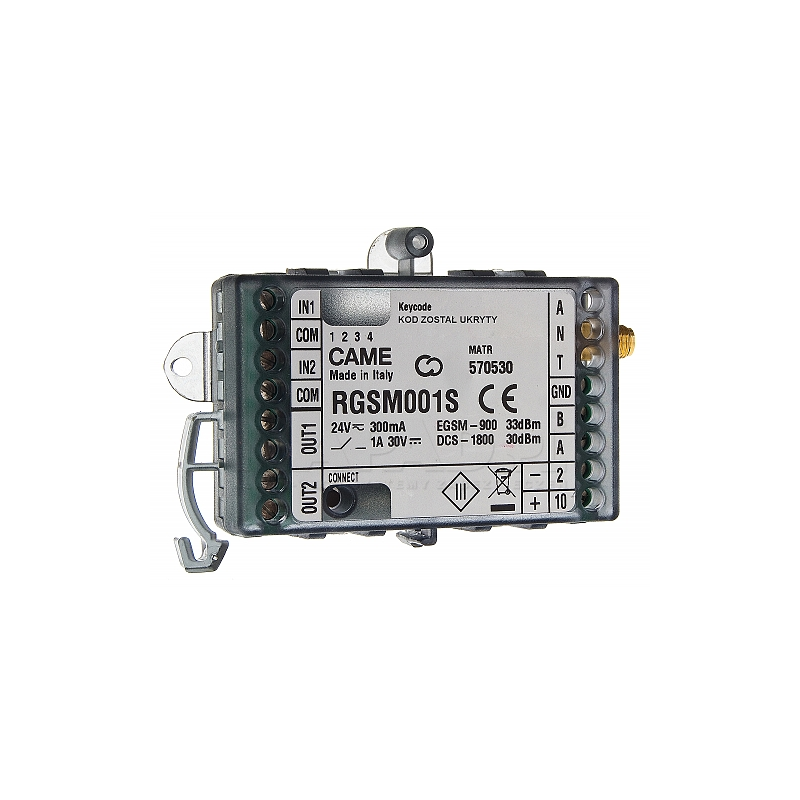 CAME podstawowa samodzielna bramka GSM RGSM001S
